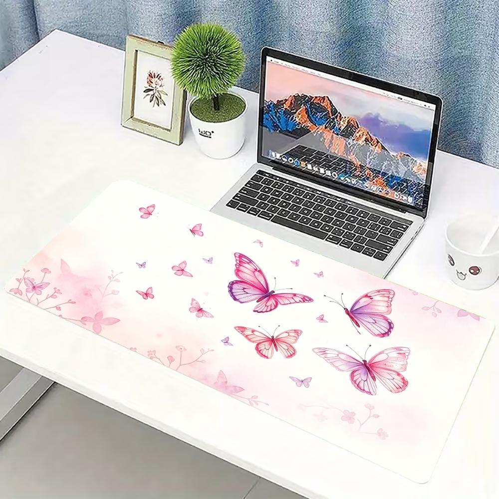 Desk Setup With Laptop - Tappetino per Mouse da Gaming Grande