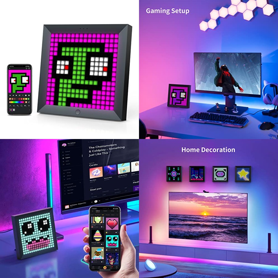 Gaming Setup Desk - Pannello Display LED a Pixel per