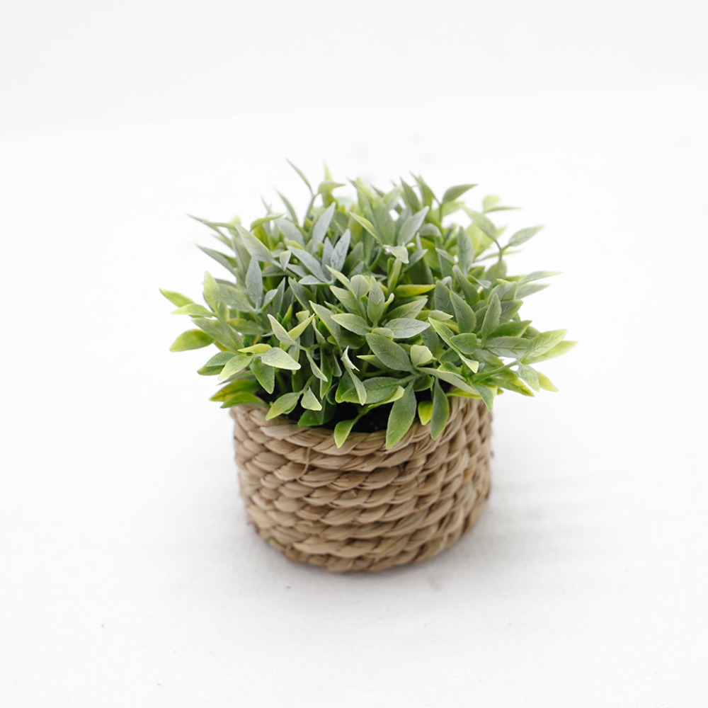 Plant Pot Small Desk - Piccola Pianta Artificiale in Vaso Realistica,