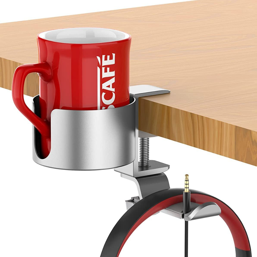 Gaming Setup Desk - 360 ° Supporto Girevole per Cuffie