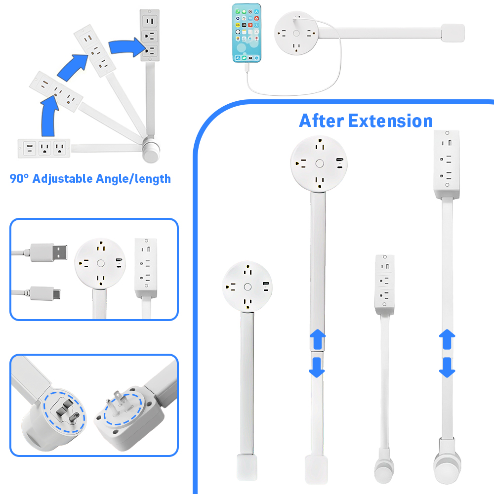 Prolunga per Presa Elettrica,  - Desk Setup Usb Hub recensione e prezzo