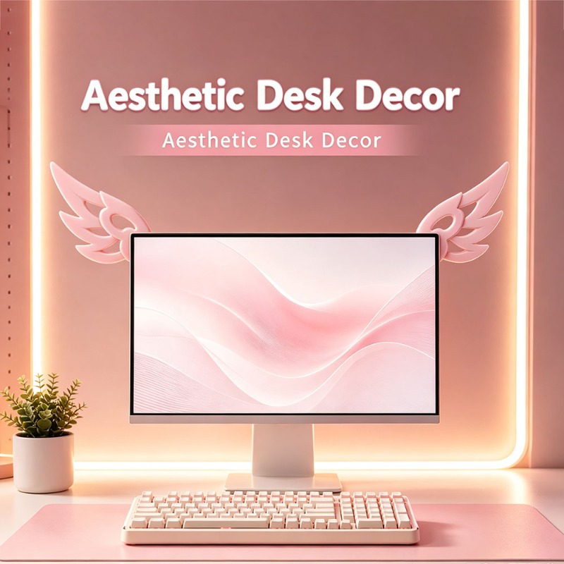 Decorazione 3D a Forma di Ali  - Desk Setup No Monitor recensione e prezzo