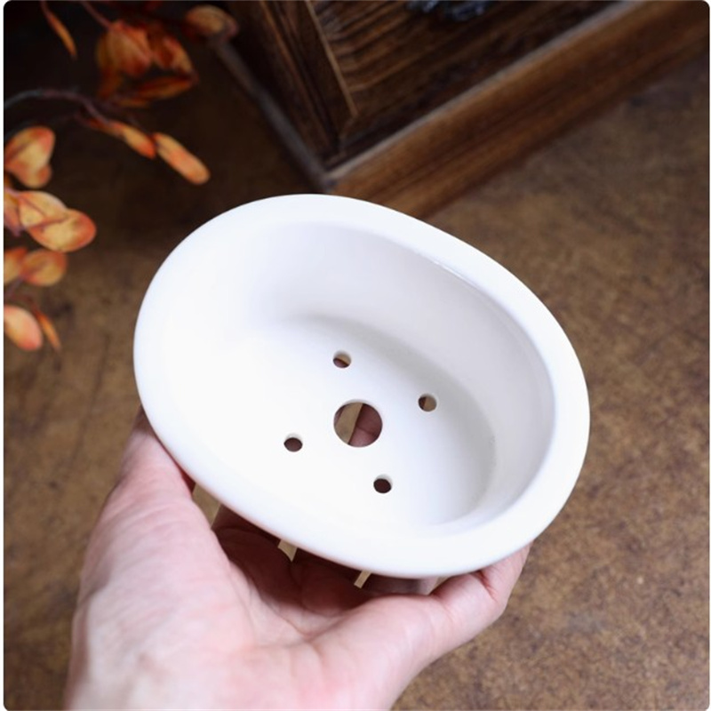 Vaso per bonsai ovale bianco i - Plant Pot Small Desk recensione e prezzo