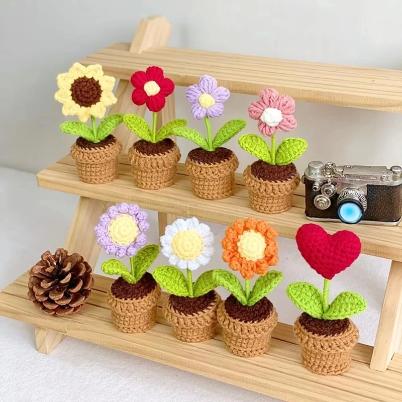 Mini Rosa in Vaso Intrecciata  - Plant Pot Small Desk recensione e prezzo