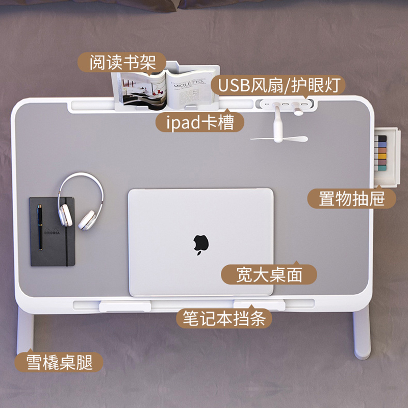 Sopra il letto Tavolo Tavoli d - Desk Setup With Laptop recensione e prezzo