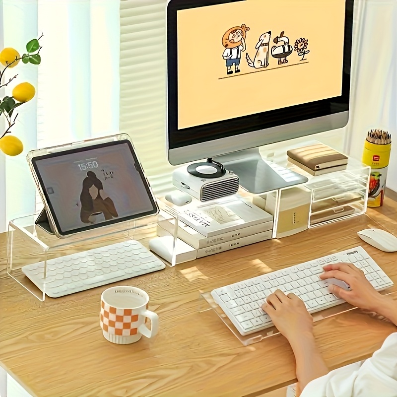 Supporto per tastiera in acril - Desk Setup Design recensione e prezzo