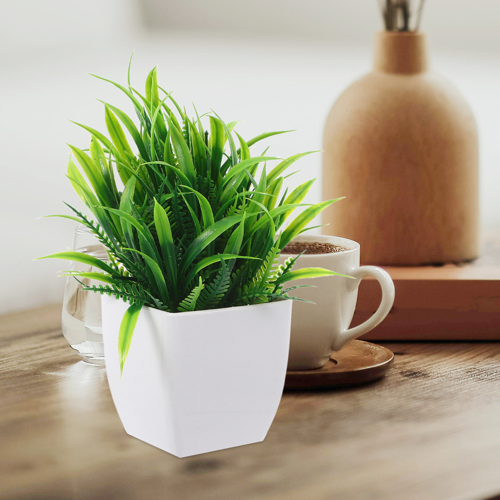 Set di 3 Piccole Piante Artifi - Plant Pot Small Desk recensione e prezzo