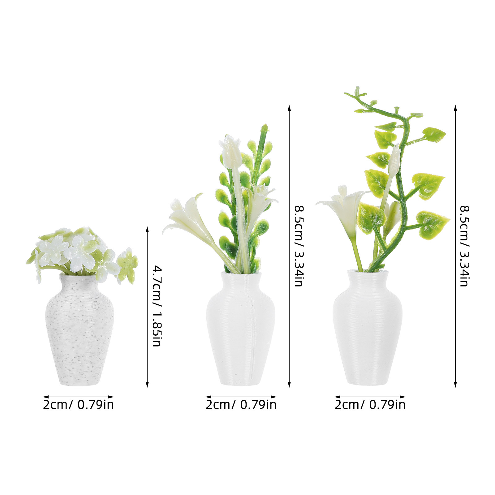 3 Pezzi di Piante Artificiali  - Plant Pot Small Desk recensione e prezzo