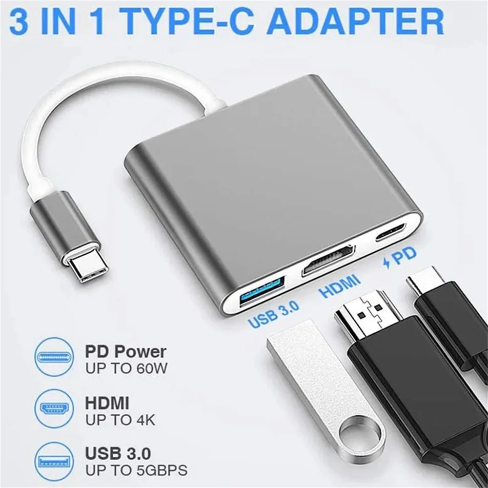 Hub USB C 3-in-1 Adattatore Mu - Desk Setup Usb Hub recensione e prezzo