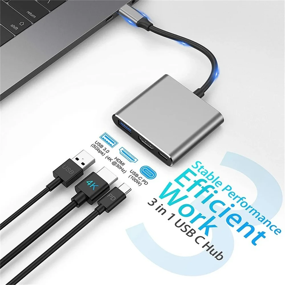 Hub USB C 3-in-1 Adattatore Mu - Desk Setup Usb Hub recensione e prezzo