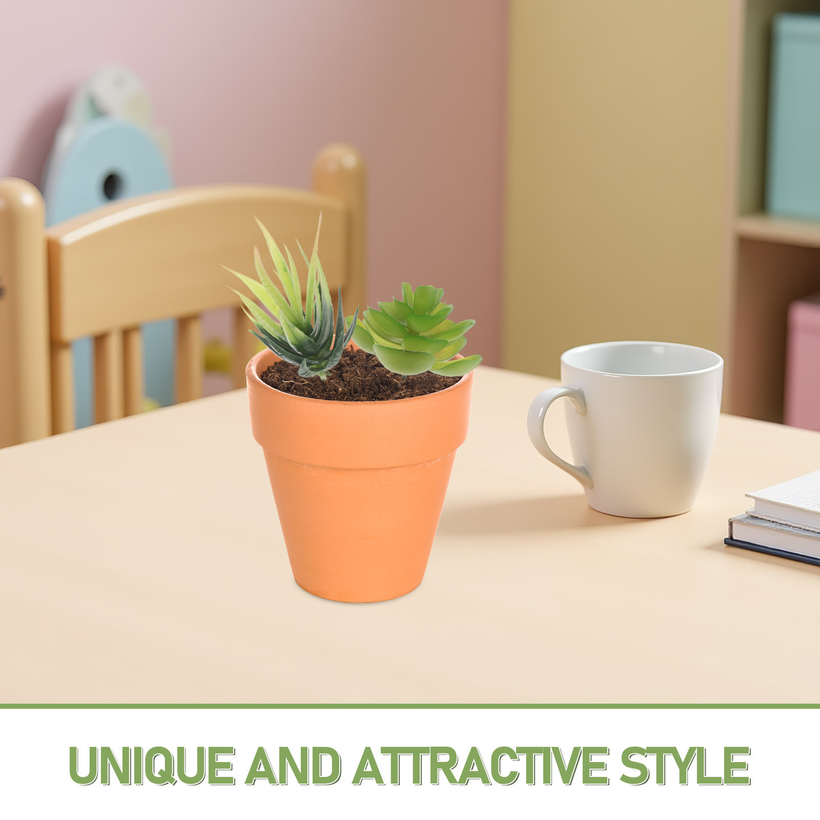 Set di 6 Piante Succulente Art - Plant Pot Small Desk recensione e prezzo