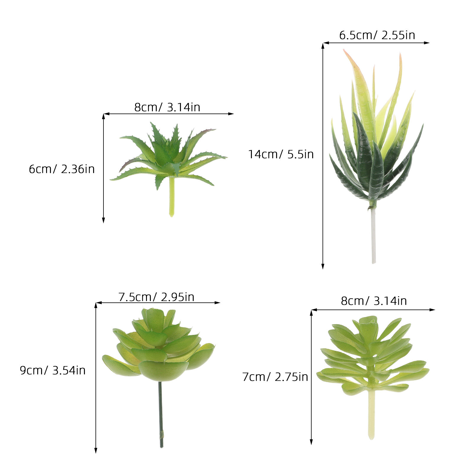 Set di 6 Piante Succulente Art - Plant Pot Small Desk recensione e prezzo
