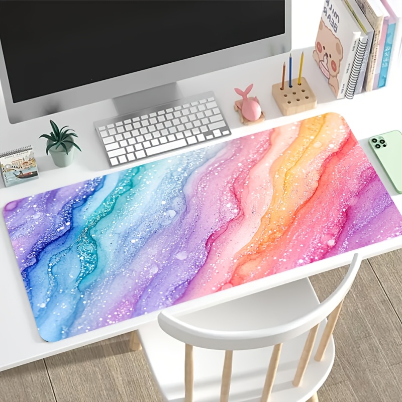 Tappetino per Mouse Grande con - Desk Setup With Laptop recensione e prezzo