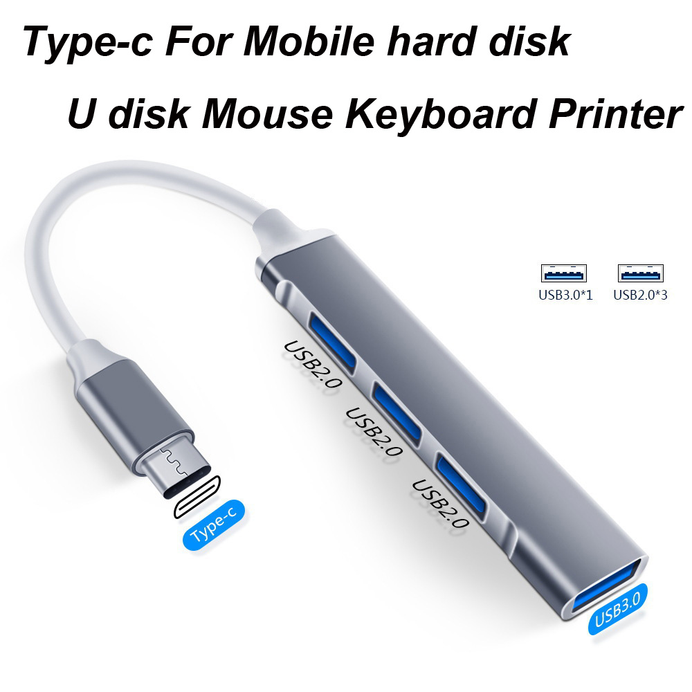 Hub USB 3.0 TYPE-C 3.1 a 4 por - Desk Setup Usb Hub recensione e prezzo