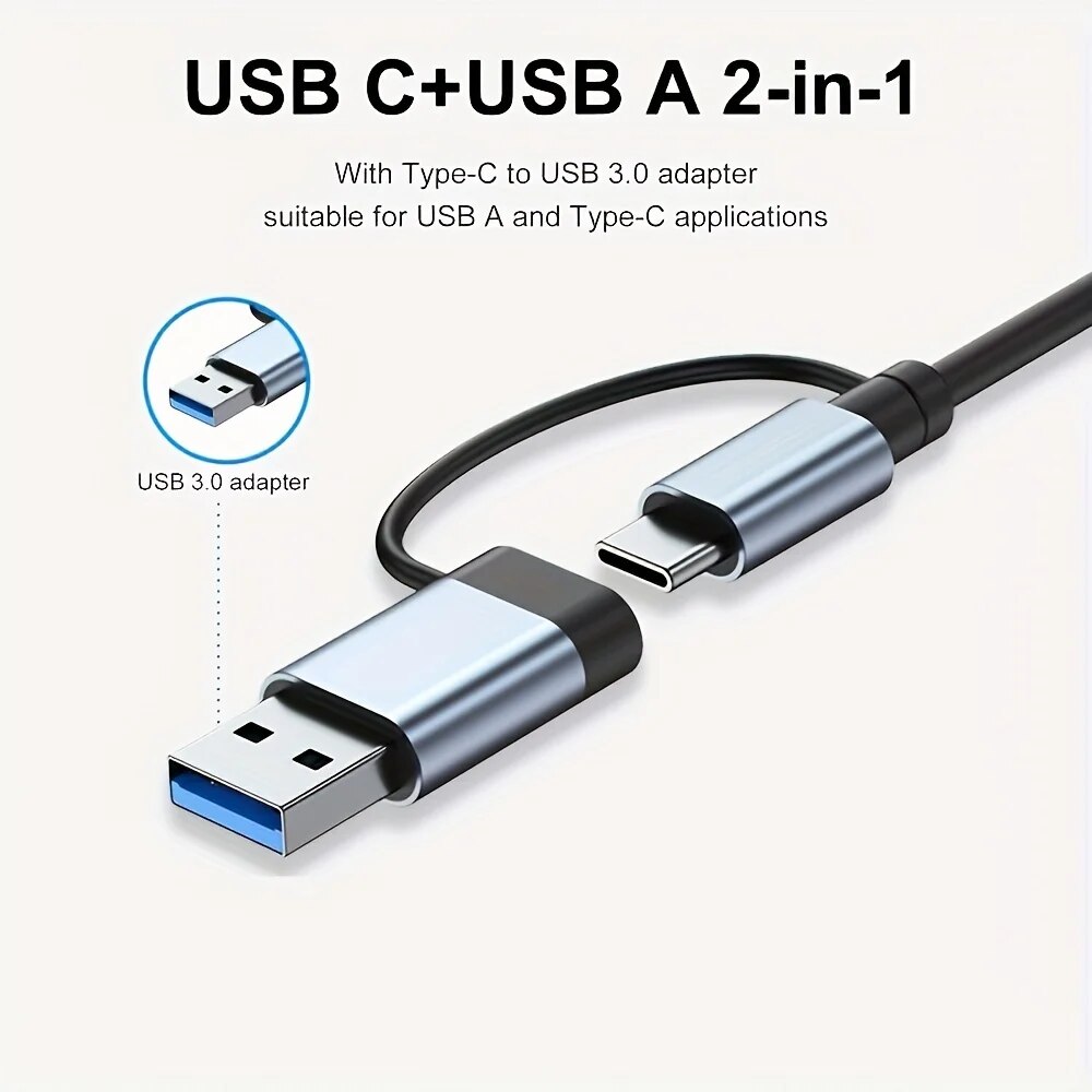 Hub USB 3.0 2 in 1 a 7 porte,  - Desk Setup Usb Hub recensione e prezzo