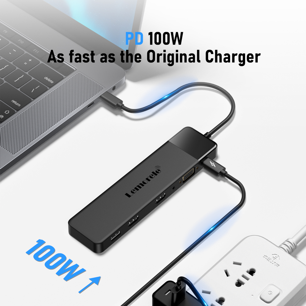 Lemorele Hub USB C 13-in-1 4K3 - Desk Setup Usb Hub recensione e prezzo