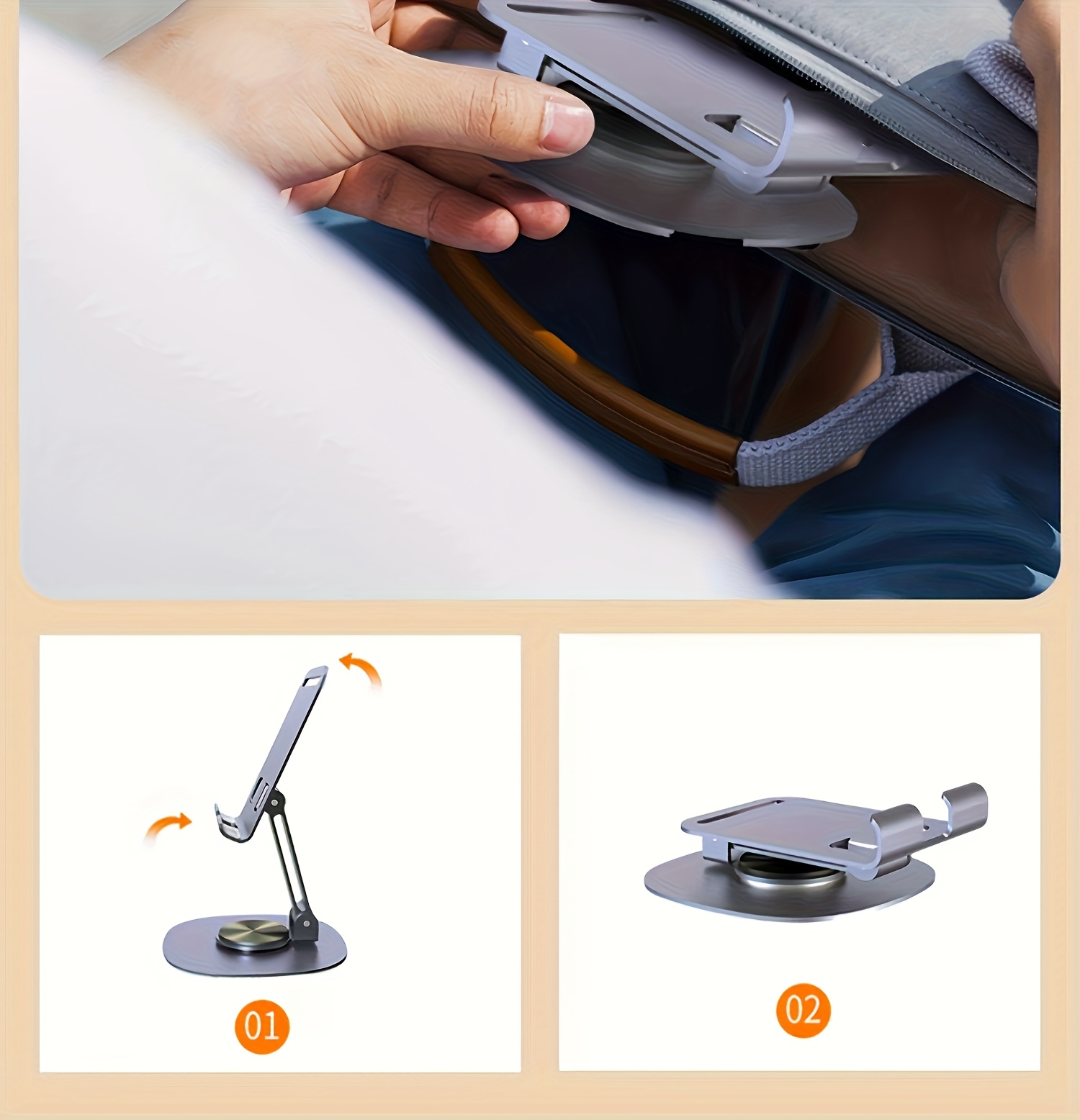 Supporto per telefono pieghevo - Desk Setup Gear recensione e prezzo