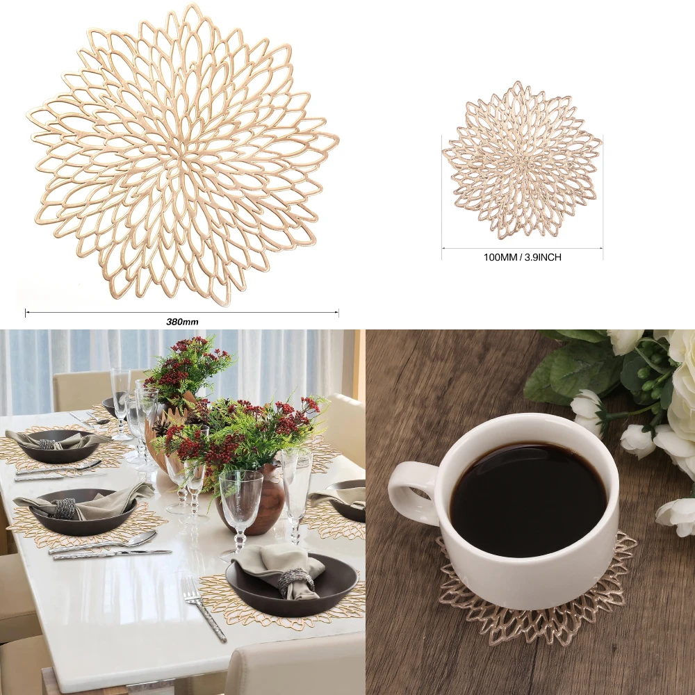 Set di 4 tovagliette metallich - Desk Setup Design recensione e prezzo