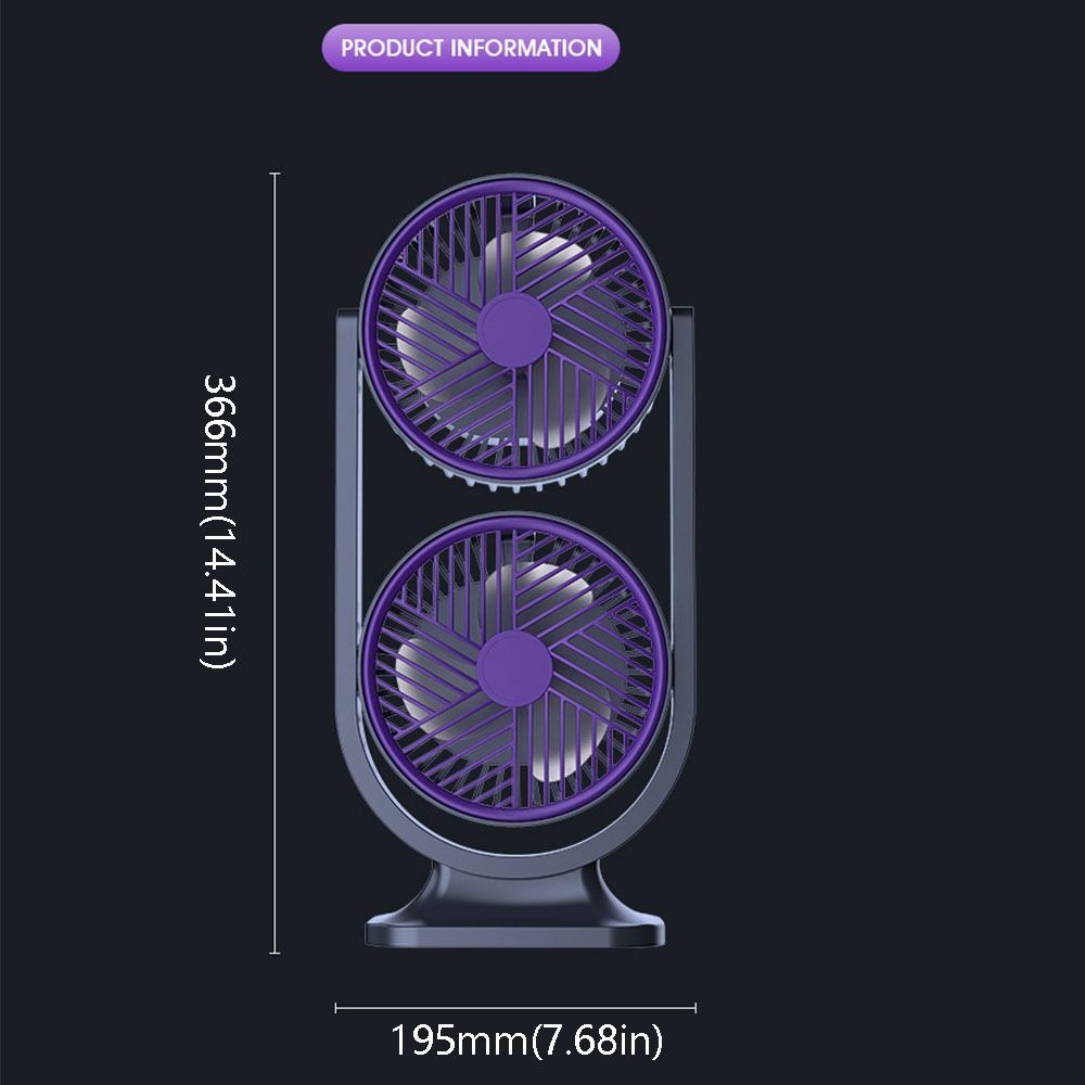 Ventilatore da Tavolo a Doppia - Desk Setup Gear recensione e prezzo