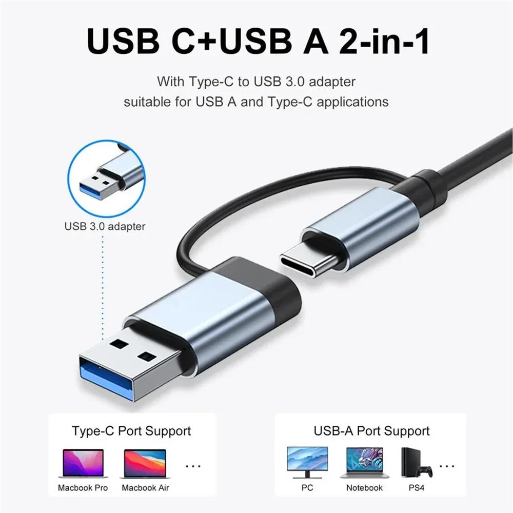 Hub USB Type-C 8 in 2 con dock - Desk Setup Usb Hub recensione e prezzo